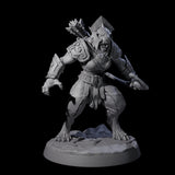 Six Muscular Leonin Warriors Miniature for Dungeons and Dragons, Pathfinder or other TTRPGs