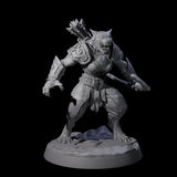 Six Muscular Leonin Warriors Miniature for Dungeons and Dragons, Pathfinder or other TTRPGs