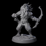Six Muscular Leonin Warriors Miniature for Dungeons and Dragons, Pathfinder or other TTRPGs