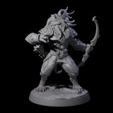 Six Muscular Leonin Warriors Miniature for Dungeons and Dragons, Pathfinder or other TTRPGs