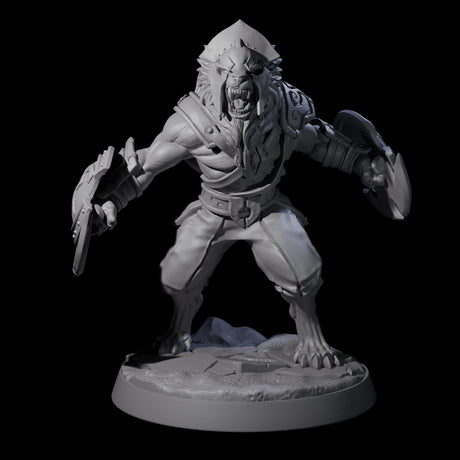 Six Muscular Leonin Warriors Miniature for Dungeons and Dragons, Pathfinder or other TTRPGs