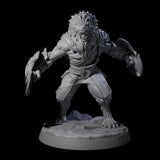 Six Muscular Leonin Warriors Miniature for Dungeons and Dragons, Pathfinder or other TTRPGs