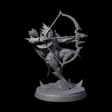 Six Nefarious Drow Assassins Miniature for Dungeons and Dragons, Pathfinder or other TTRPGs