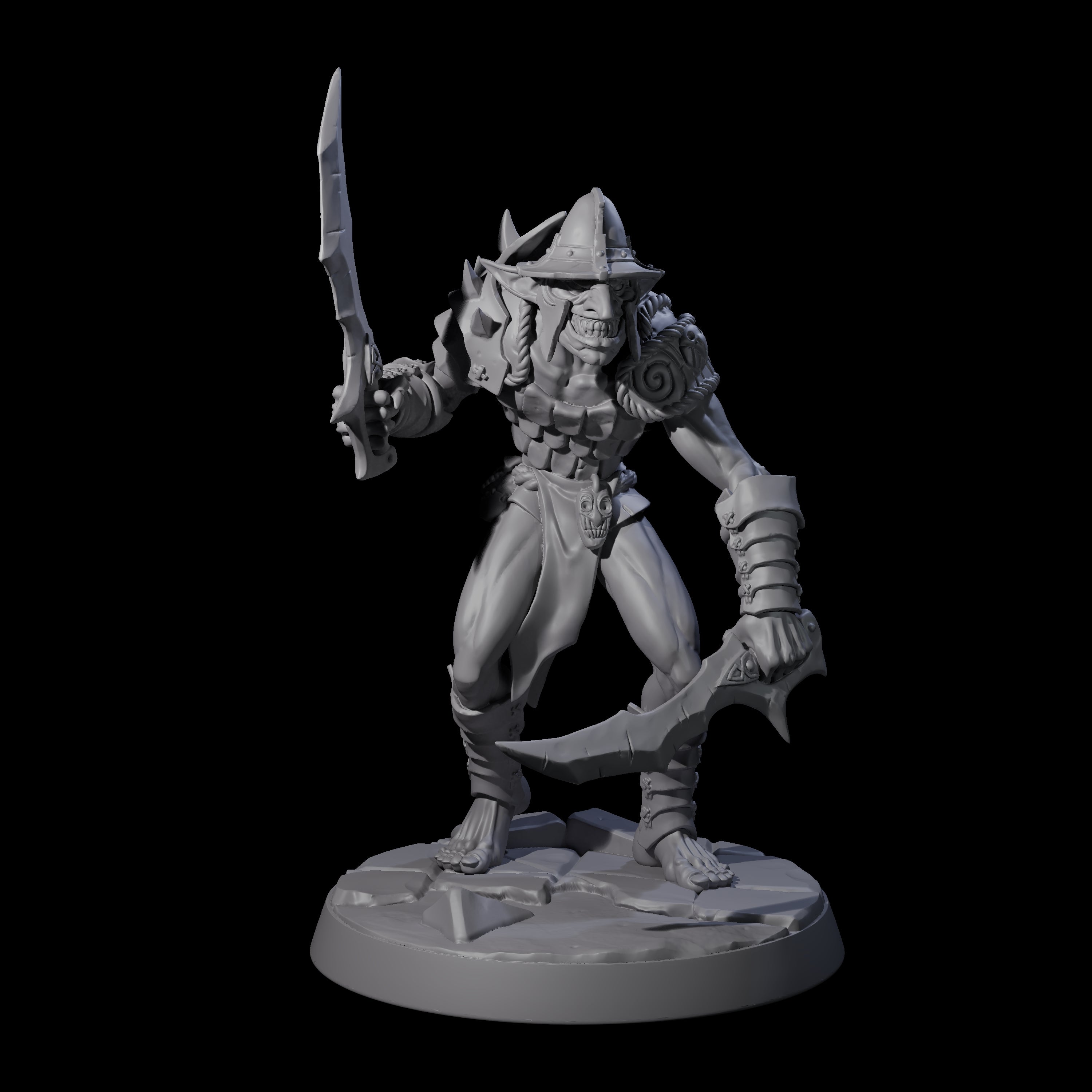 Six Plotting Hobgoblins Miniature for Dungeons and Dragons, Pathfinder or other TTRPGs