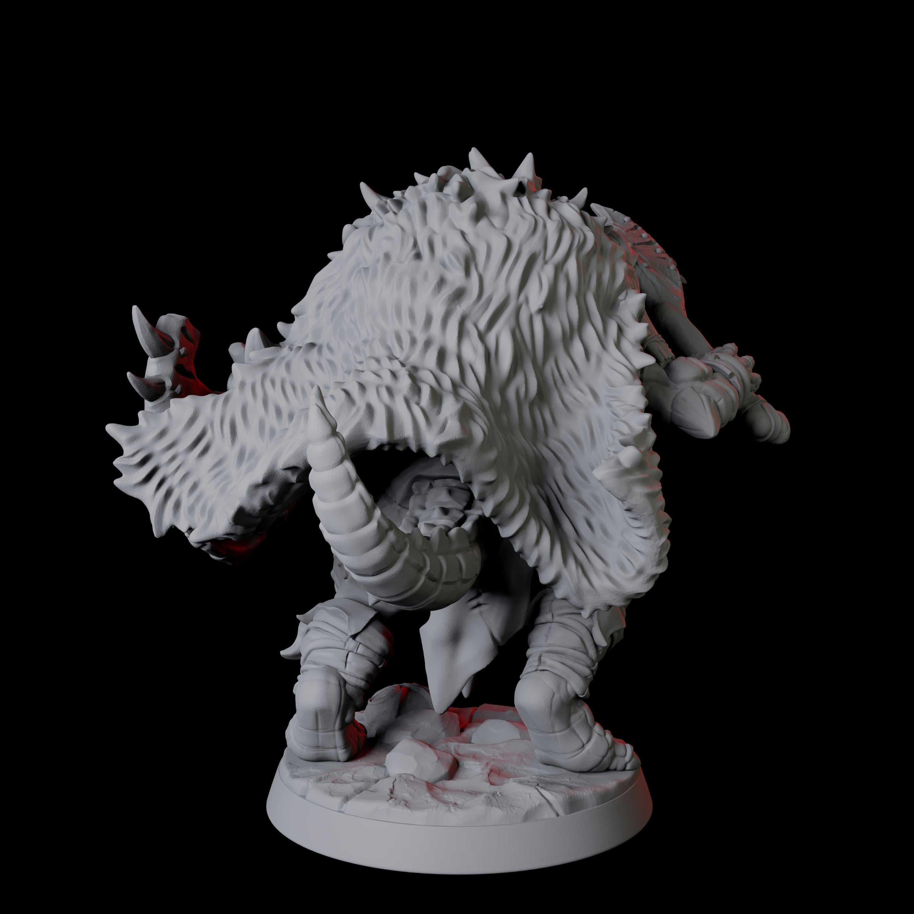 Six Powerful Frost Lizardfolk Miniature for Dungeons and Dragons, Pathfinder or other TTRPGs