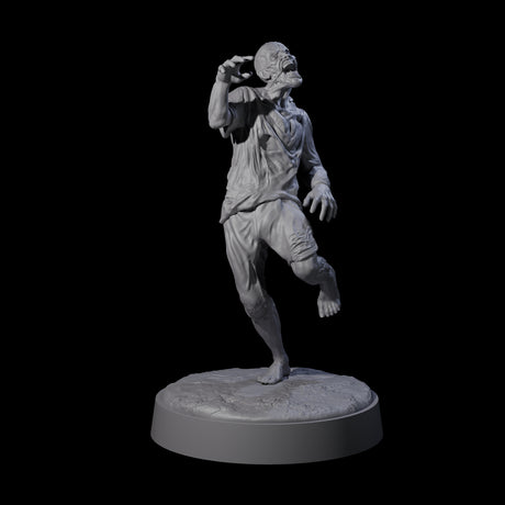 Six Restless Zombies Miniature for Dungeons and Dragons, Pathfinder or other TTRPGs