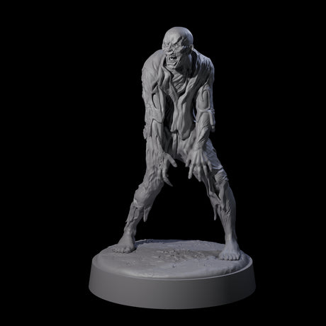 Six Restless Zombies Miniature for Dungeons and Dragons, Pathfinder or other TTRPGs
