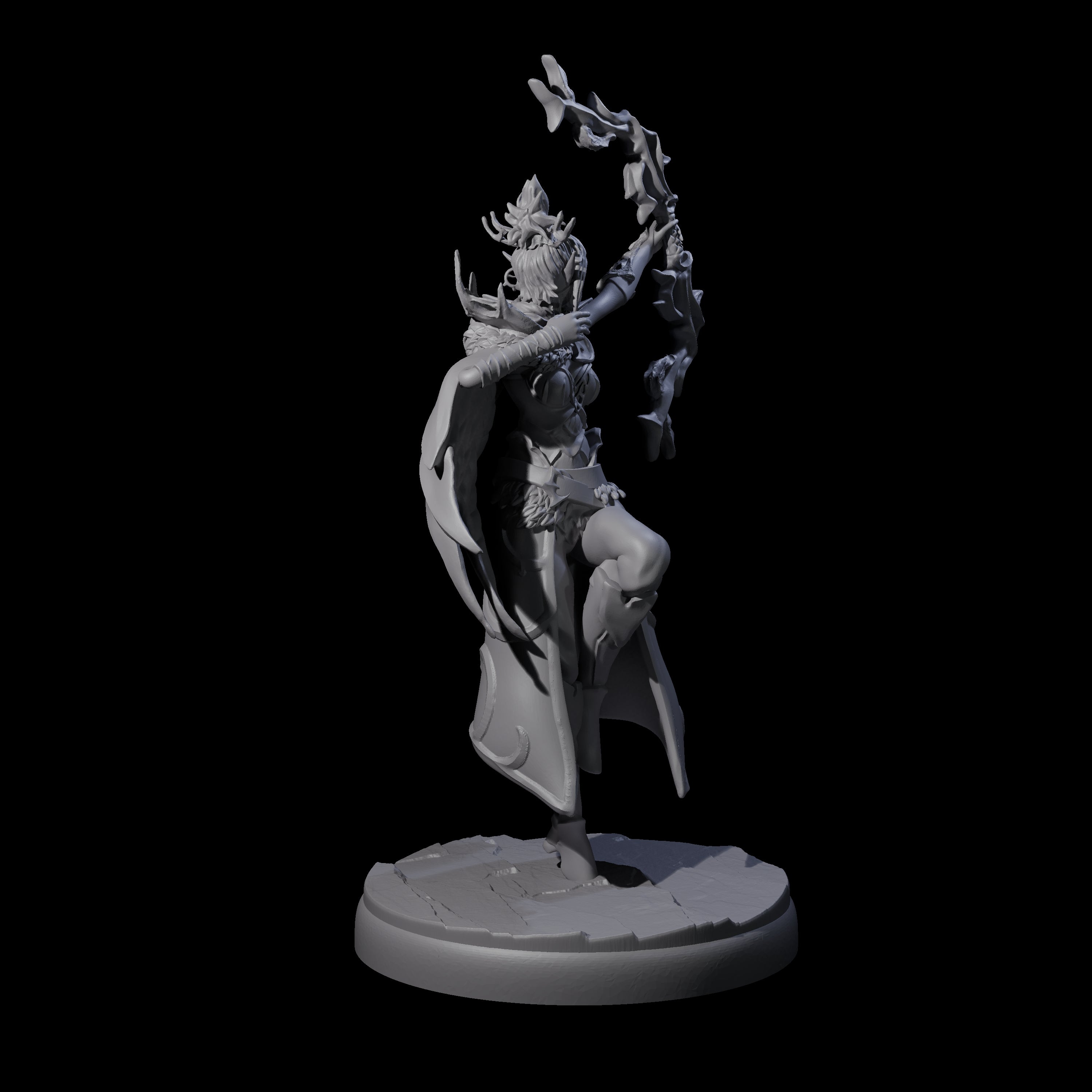 Six Roaming Dark Elf Rangers Miniature for Dungeons and Dragons, Pathfinder or other TTRPGs