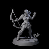 Six Shadowy Assassin Sisters Miniature for Dungeons and Dragons, Pathfinder or other TTRPGs