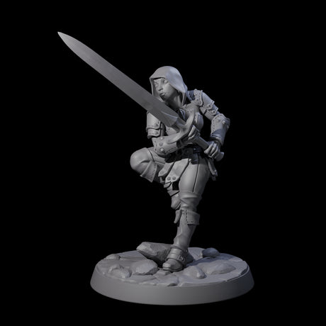 Six Shadowy Assassin Sisters Miniature for Dungeons and Dragons, Pathfinder or other TTRPGs