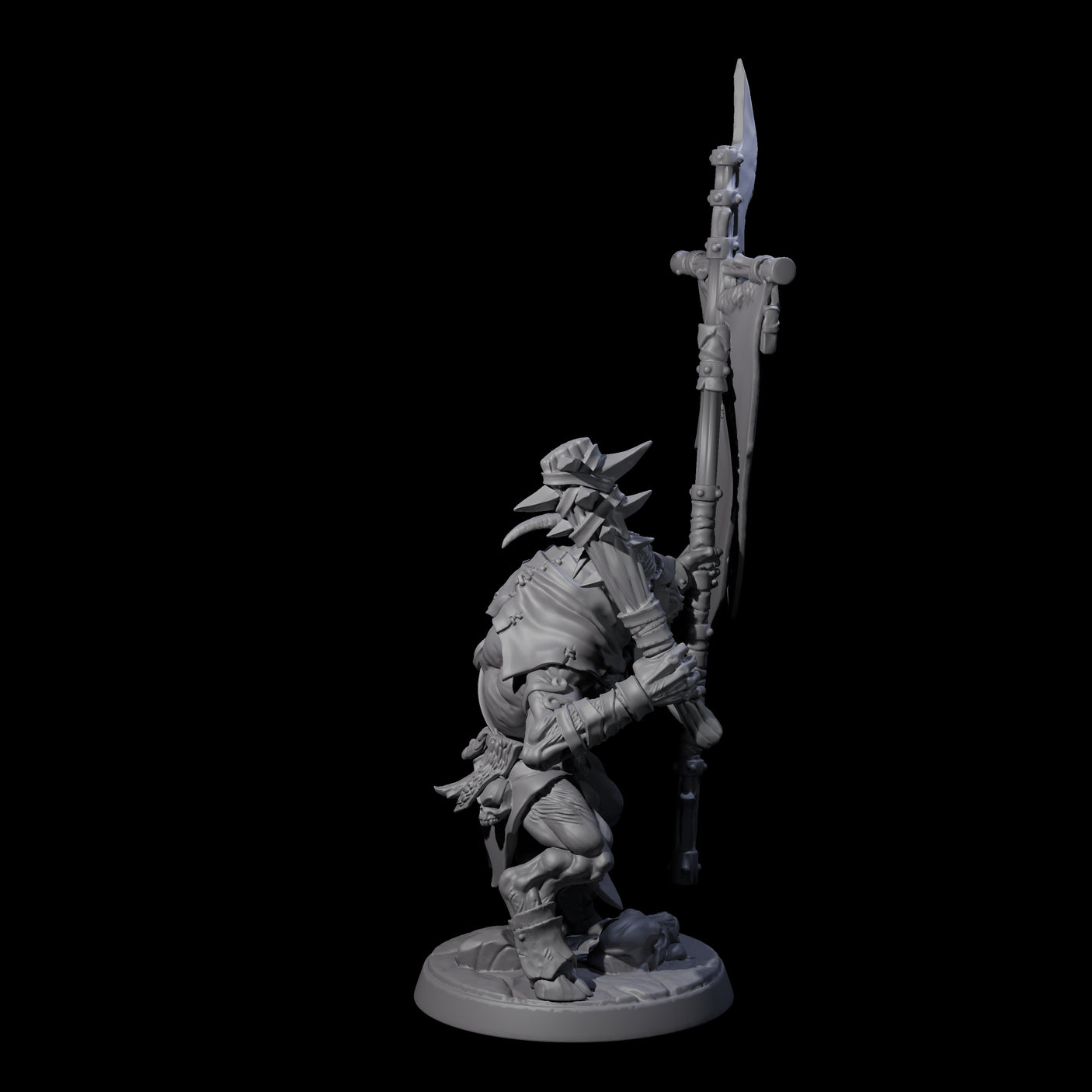 Six Shadowy Beastmen Miniature for Dungeons and Dragons, Pathfinder or other TTRPGs