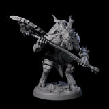 Six Shadowy Beastmen Miniature for Dungeons and Dragons, Pathfinder or other TTRPGs