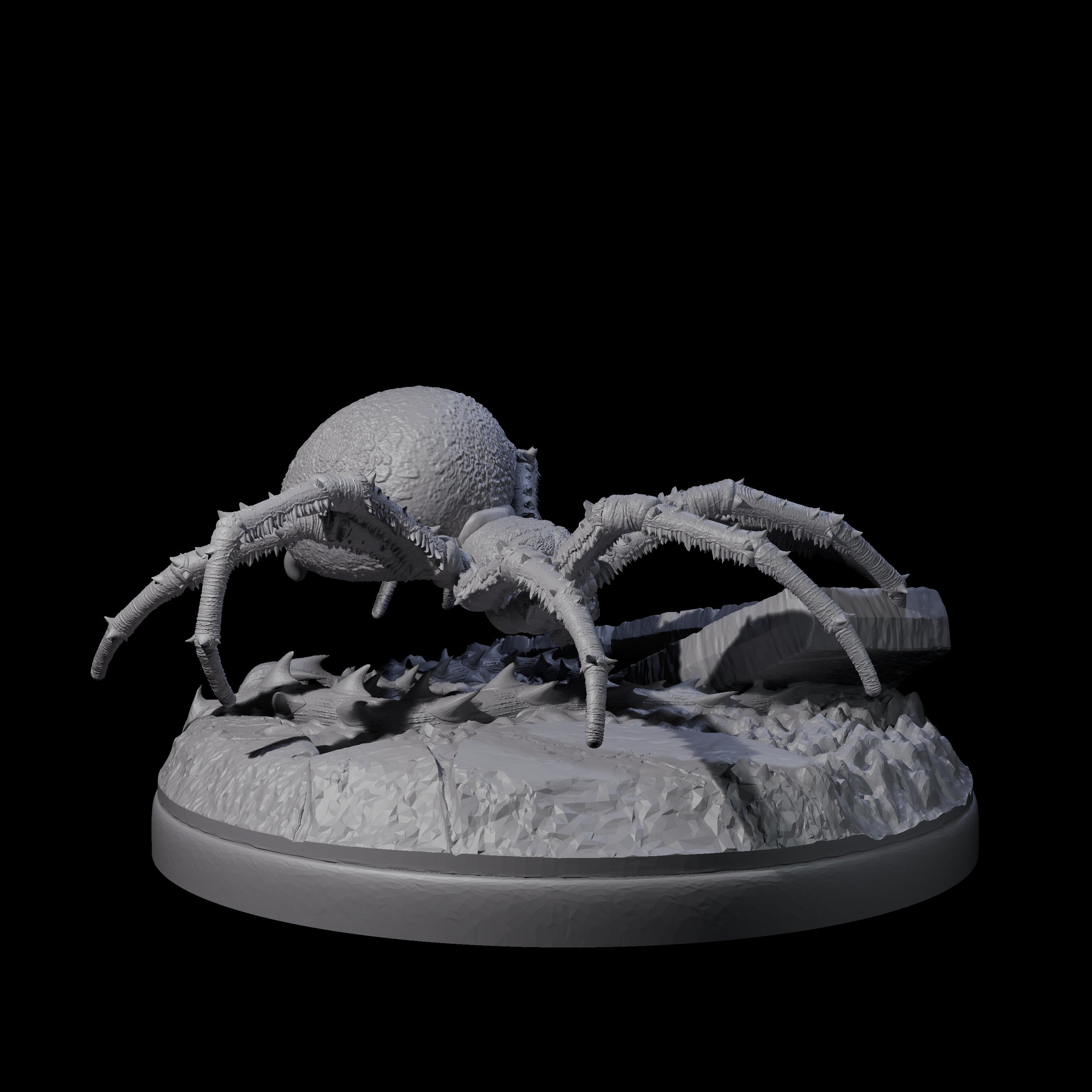 Six Skittering Cave Spiders Miniature for Dungeons and Dragons, Pathfinder or other TTRPGs