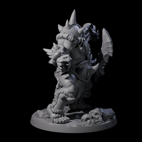 Six Smashing Ogres Miniature for Dungeons and Dragons, Pathfinder or other TTRPGs