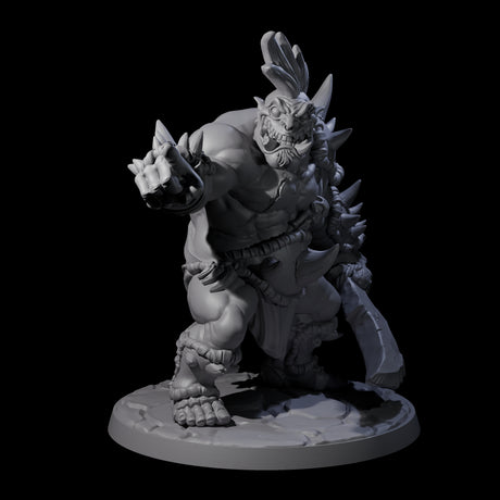 Six Smashing Ogres Miniature for Dungeons and Dragons, Pathfinder or other TTRPGs