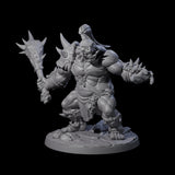 Six Smashing Ogres Miniature for Dungeons and Dragons, Pathfinder or other TTRPGs