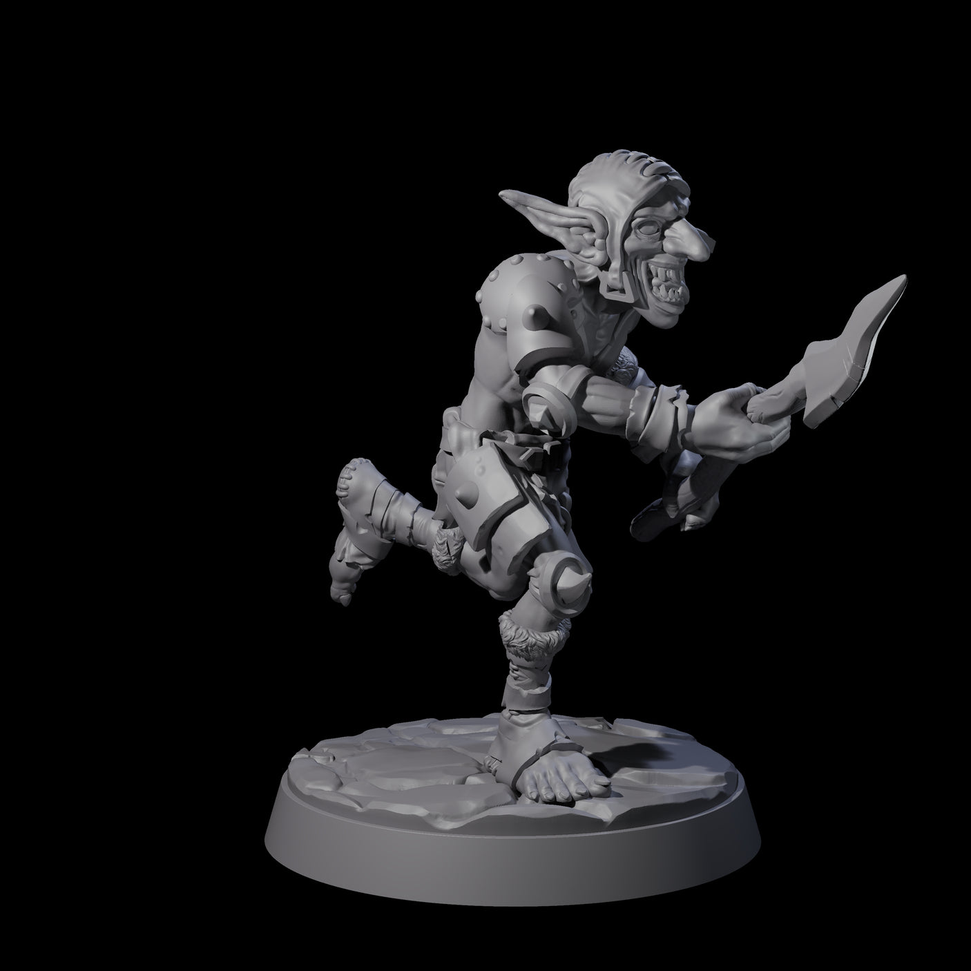 Six Sneaky Goblins Miniature for Dungeons and Dragons, Pathfinder or other TTRPGs