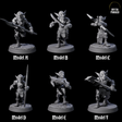 Six Sneaky Goblins Miniature for Dungeons and Dragons, Pathfinder or other TTRPGs