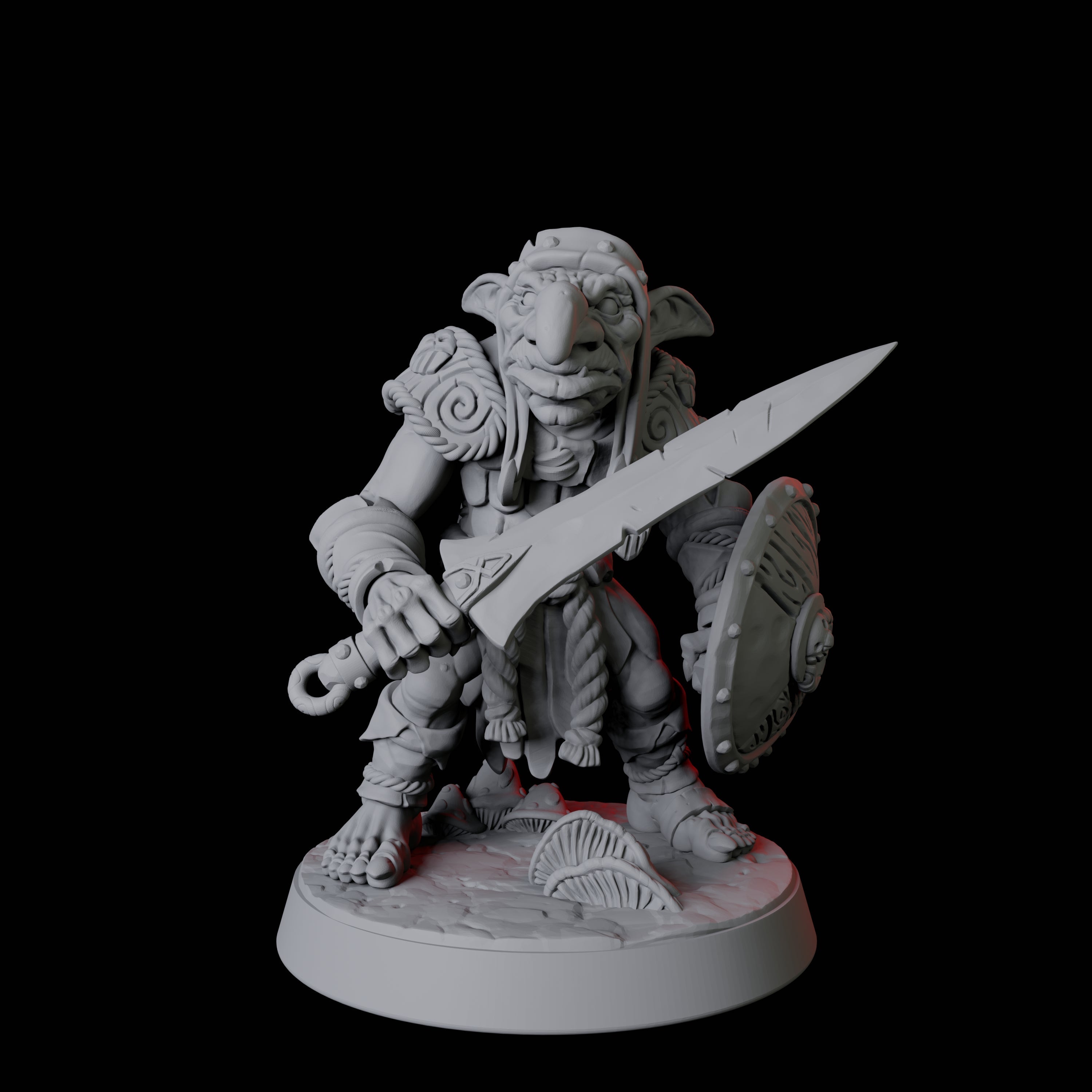 Six Snivelling Goblins Miniature for Dungeons and Dragons, Pathfinder or other TTRPGs