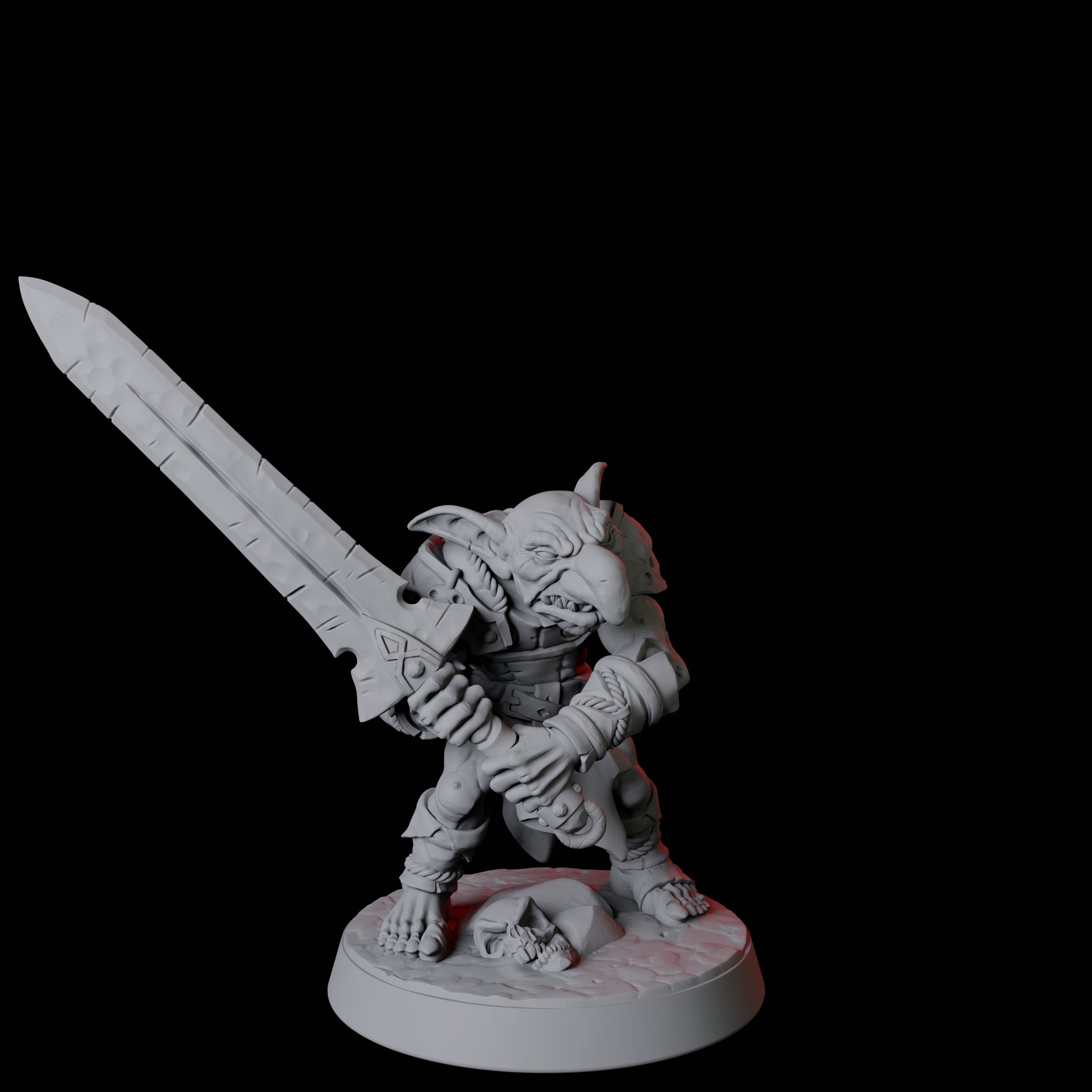 Six Snivelling Goblins Miniature for Dungeons and Dragons, Pathfinder or other TTRPGs