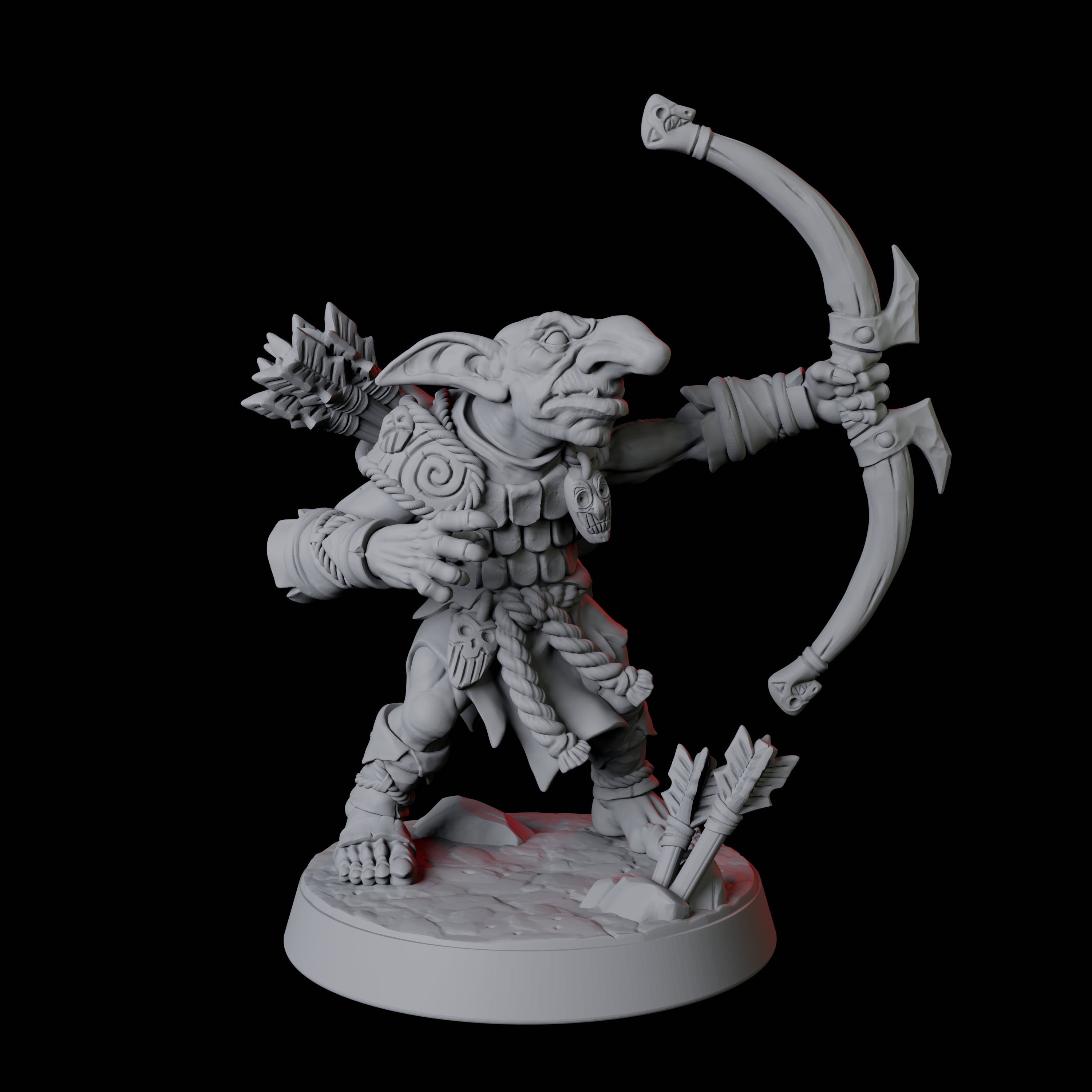 Six Snivelling Goblins Miniature for Dungeons and Dragons, Pathfinder or other TTRPGs