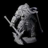 Six Stoic Loxodon Guards Miniature for Dungeons and Dragons, Pathfinder or other TTRPGs
