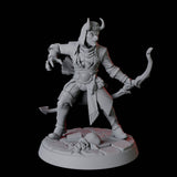 Six Tiefling Trickster Fighters Miniature for Dungeons and Dragons, Pathfinder or other TTRPGs