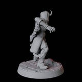 Six Tiefling Trickster Fighters Miniature for Dungeons and Dragons, Pathfinder or other TTRPGs