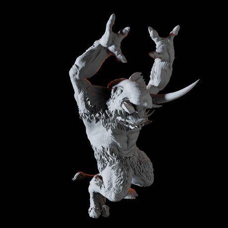 Six Tundra Trolls Miniature for Dungeons and Dragons, Pathfinder or other TTRPGs