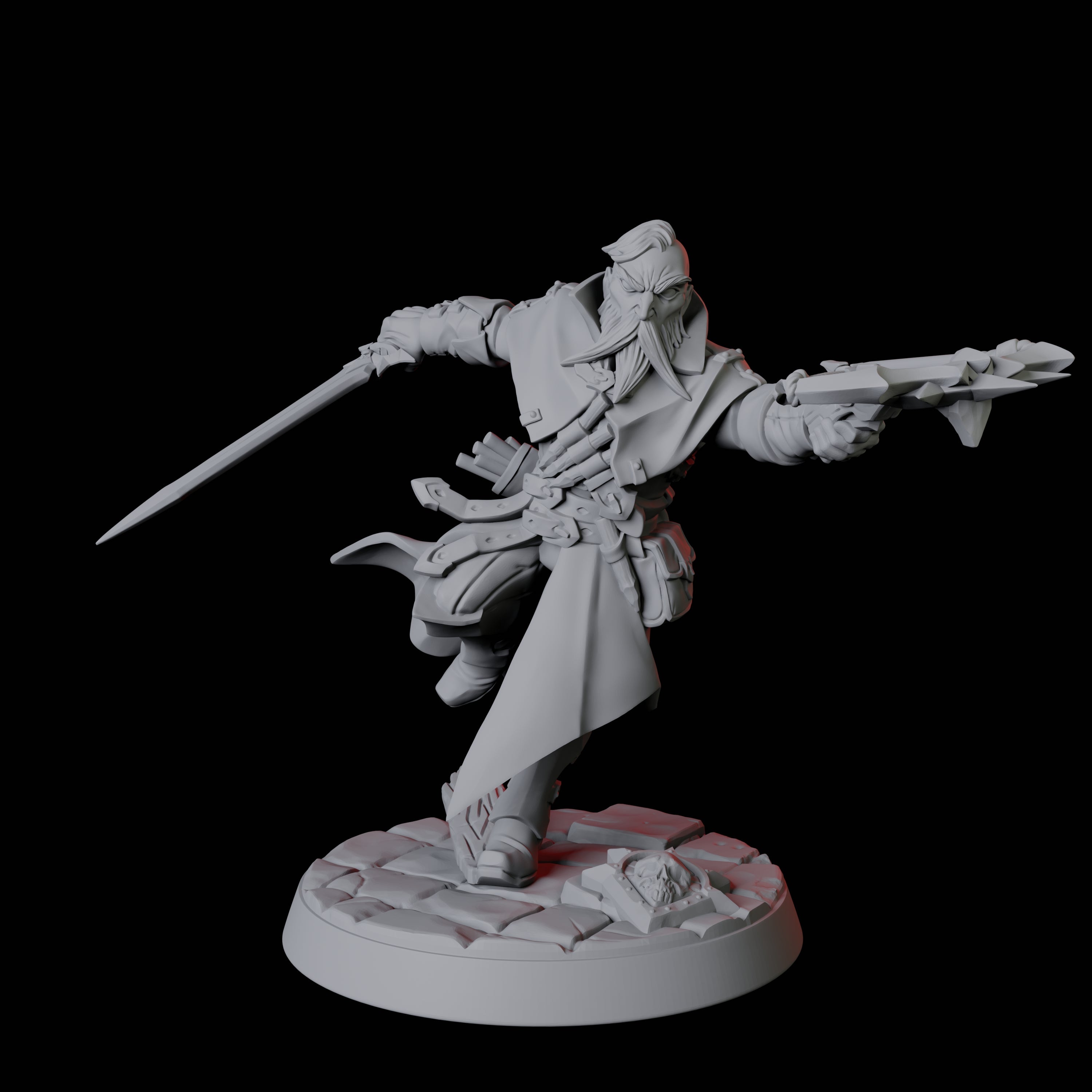 Six Vampire Hunters Miniature for Dungeons and Dragons, Pathfinder or other TTRPGs