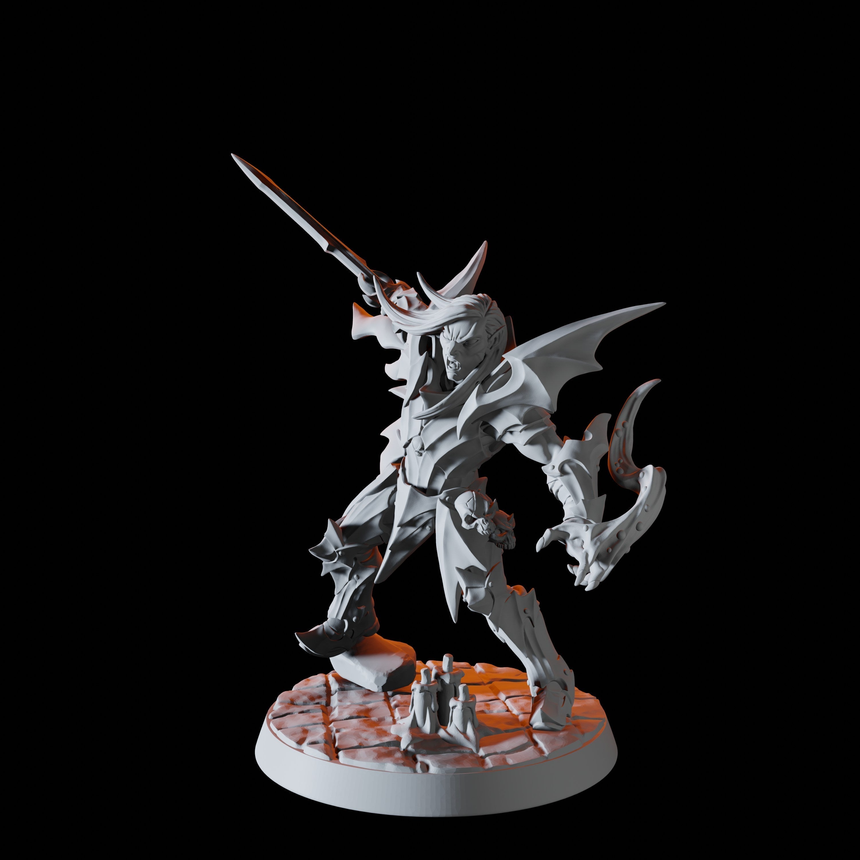 Six Vampire Spawn Miniatures for Dungeons and Dragons - Myth Forged