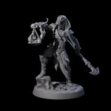 Skeletal Anbuis Priest Miniature for Dungeons and Dragons, Pathfinder or other TTRPGs