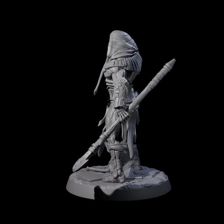 Skeletal Anbuis Priest Miniature for Dungeons and Dragons, Pathfinder or other TTRPGs
