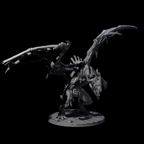 Skeletal Zombie Dragon Miniature for Dungeons and Dragons, Pathfinder or other TTRPGs