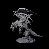 Skeletal Zombie Dragon Miniature for Dungeons and Dragons, Pathfinder or other TTRPGs
