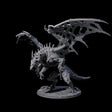 Skeletal Zombie Dragon Miniature for Dungeons and Dragons, Pathfinder or other TTRPGs