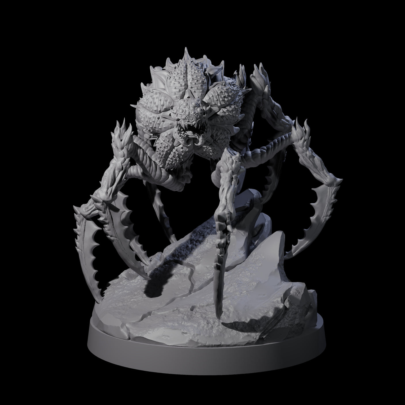 Skittering Bloomcrawler Miniature for Dungeons and Dragons, Pathfinder or other TTRPGs
