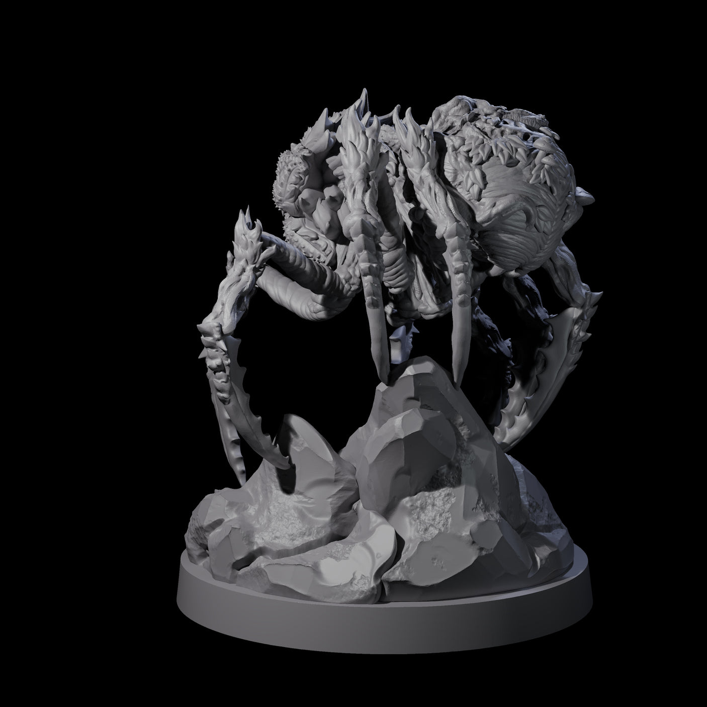 Skittering Bloomcrawler Miniature for Dungeons and Dragons, Pathfinder or other TTRPGs