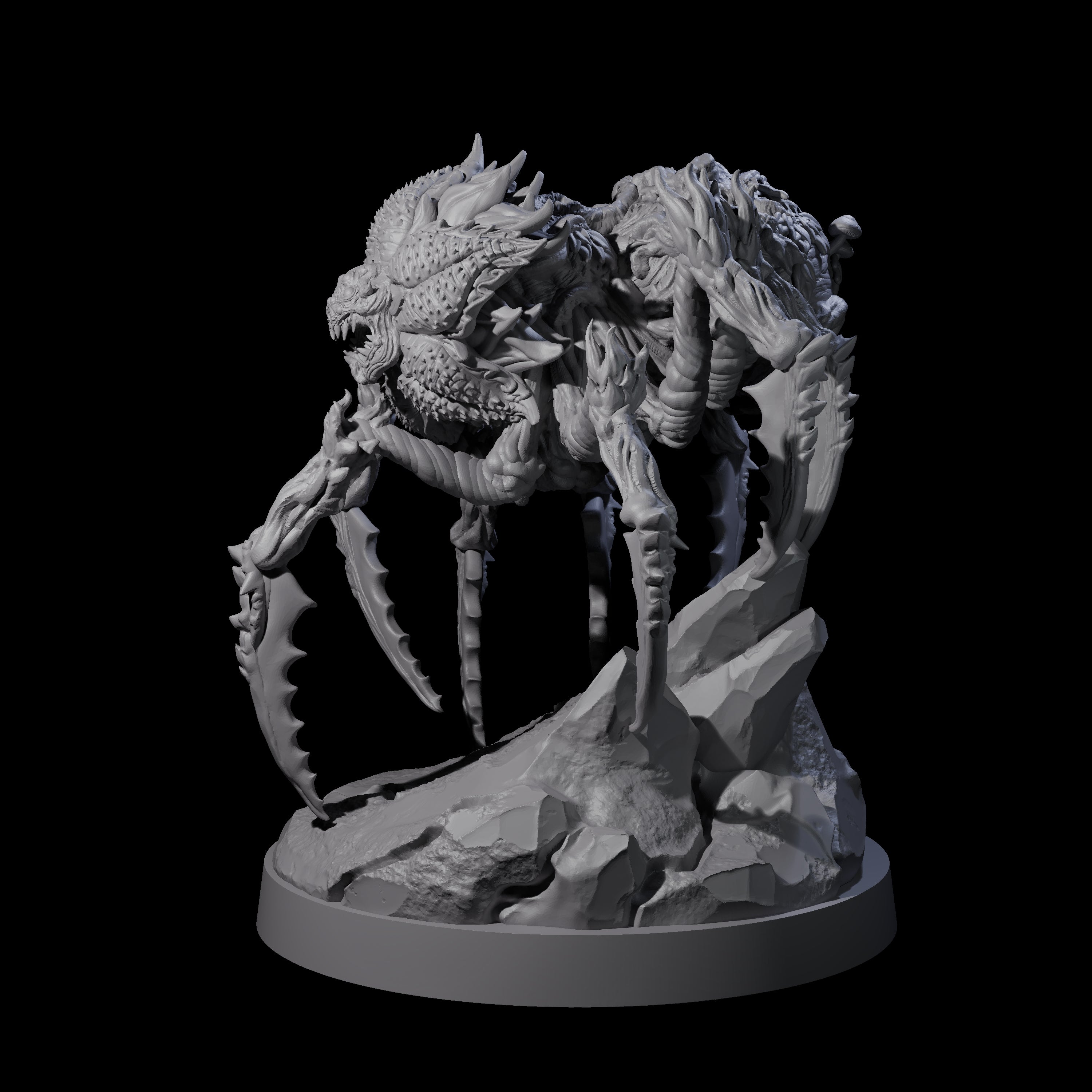 Skittering Bloomcrawler Miniature for Dungeons and Dragons, Pathfinder or other TTRPGs