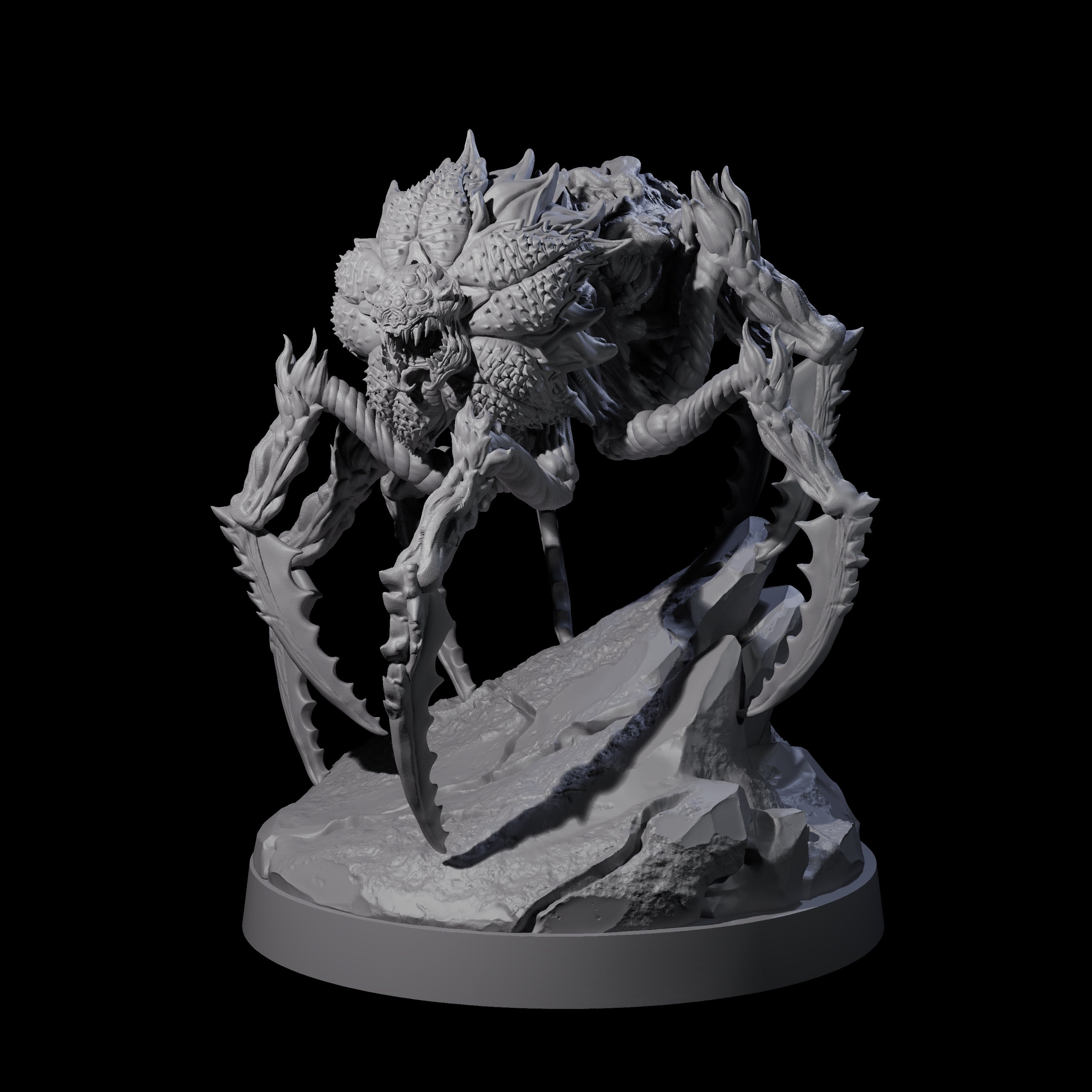 Skittering Bloomcrawler Miniature for Dungeons and Dragons, Pathfinder or other TTRPGs