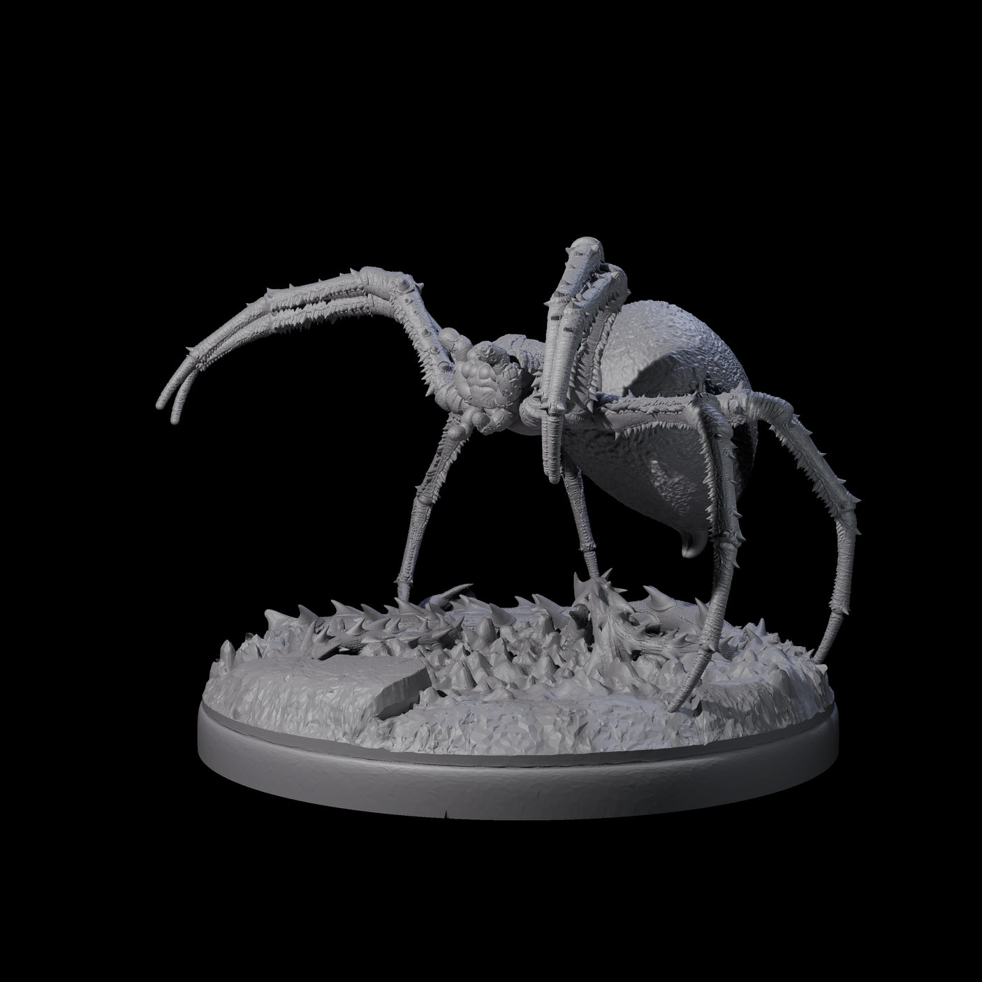 Skittering Cave Spider A Miniature for Dungeons and Dragons, Pathfinder or other TTRPGs