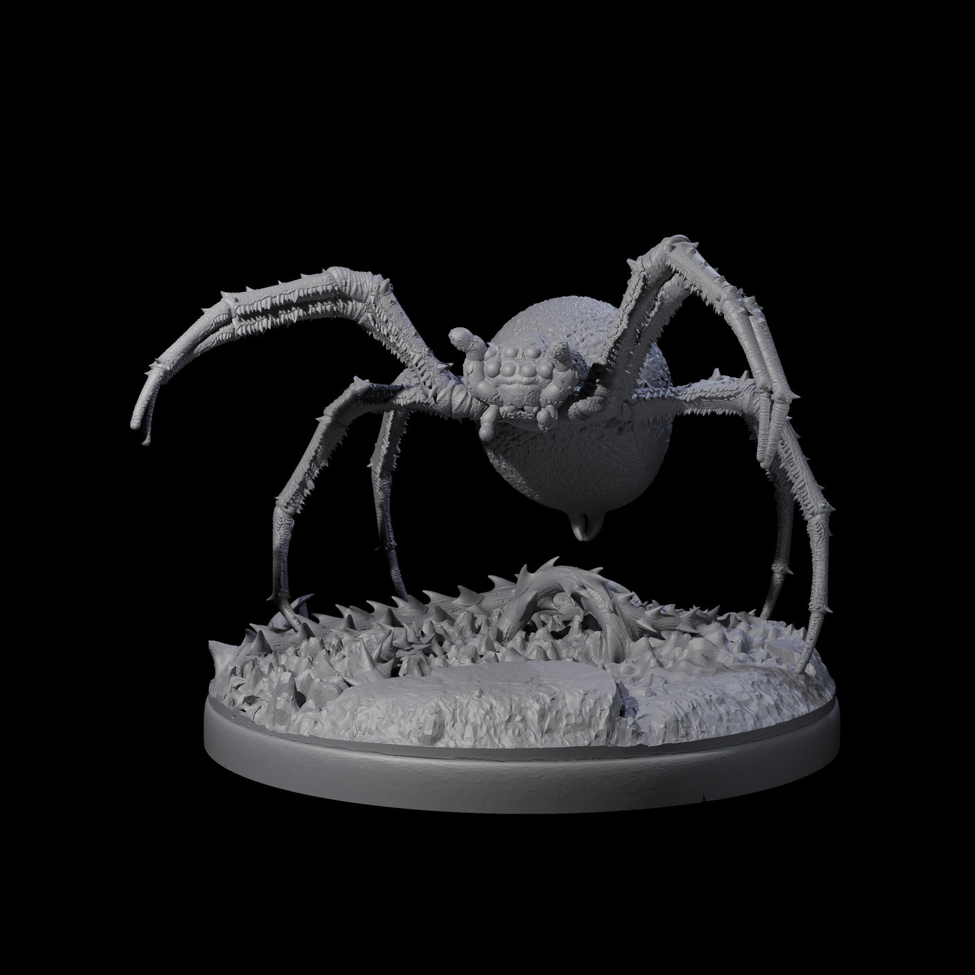 Skittering Cave Spider A Miniature for Dungeons and Dragons, Pathfinder or other TTRPGs
