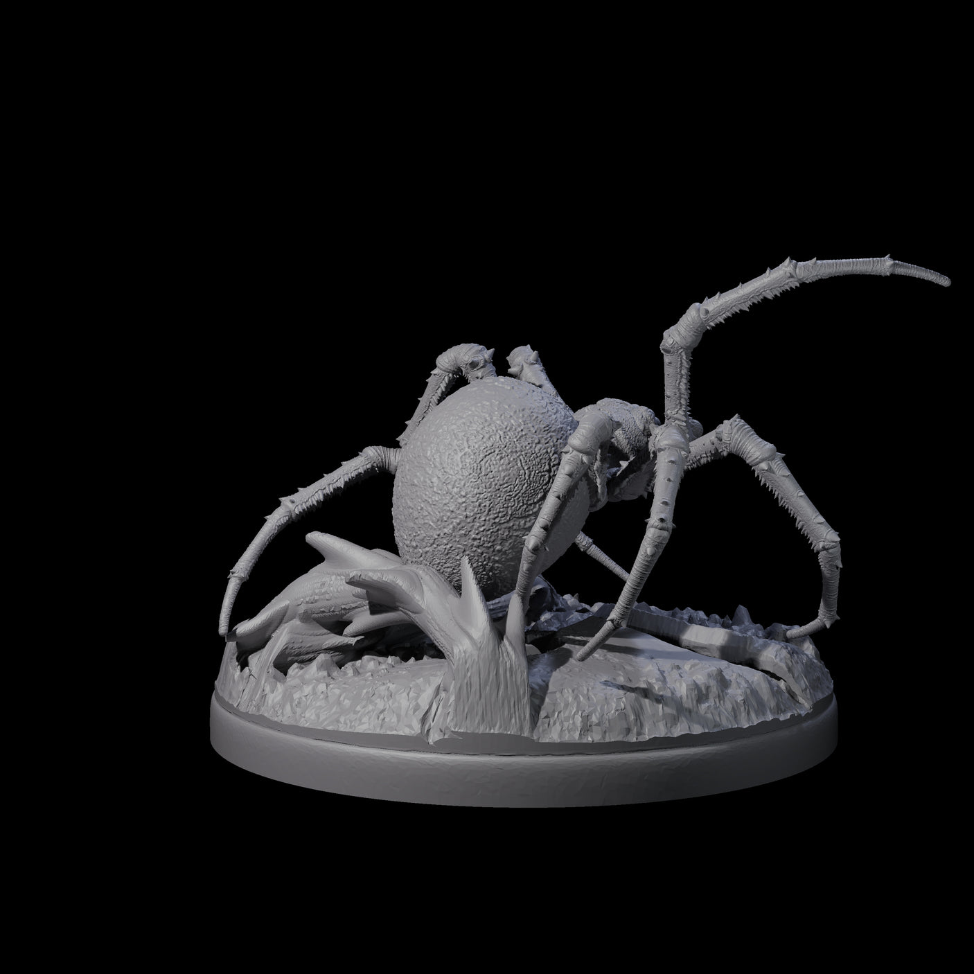 Skittering Cave Spider D Miniature for Dungeons and Dragons, Pathfinder or other TTRPGs