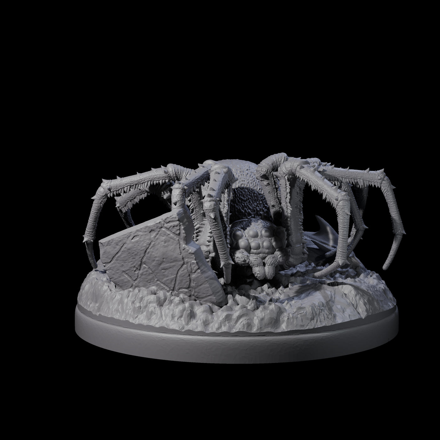 Skittering Cave Spider E Miniature for Dungeons and Dragons, Pathfinder or other TTRPGs