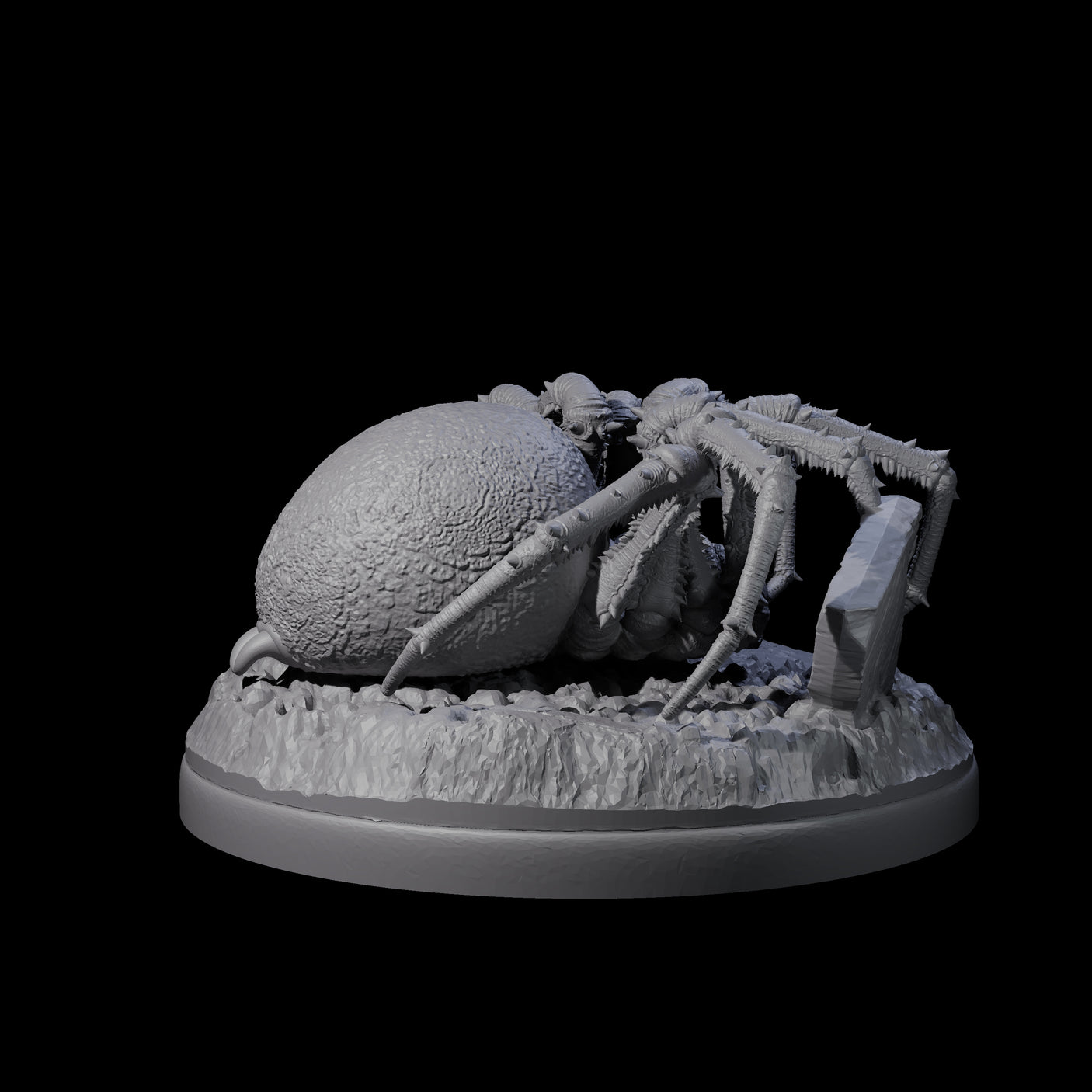 Skittering Cave Spider E Miniature for Dungeons and Dragons, Pathfinder or other TTRPGs