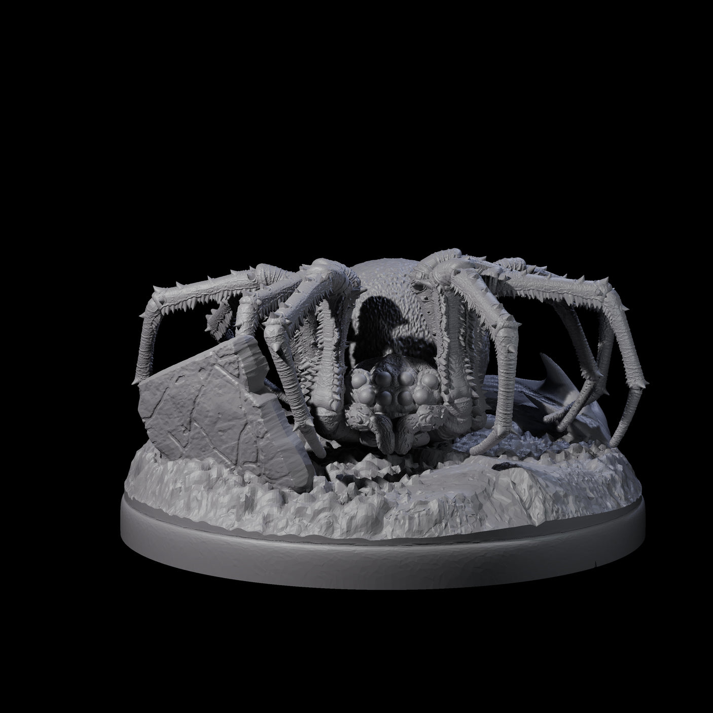 Skittering Cave Spider E Miniature for Dungeons and Dragons, Pathfinder or other TTRPGs