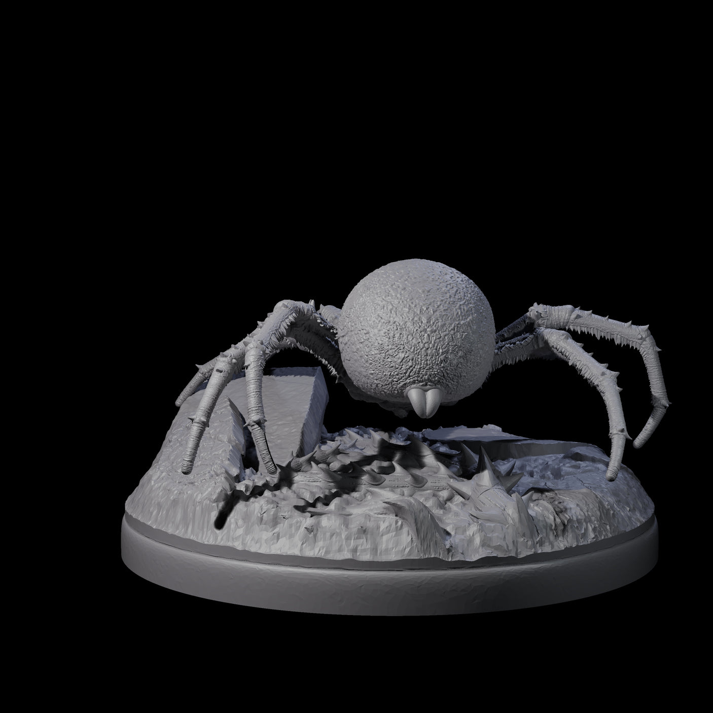 Skittering Cave Spider F Miniature for Dungeons and Dragons, Pathfinder or other TTRPGs