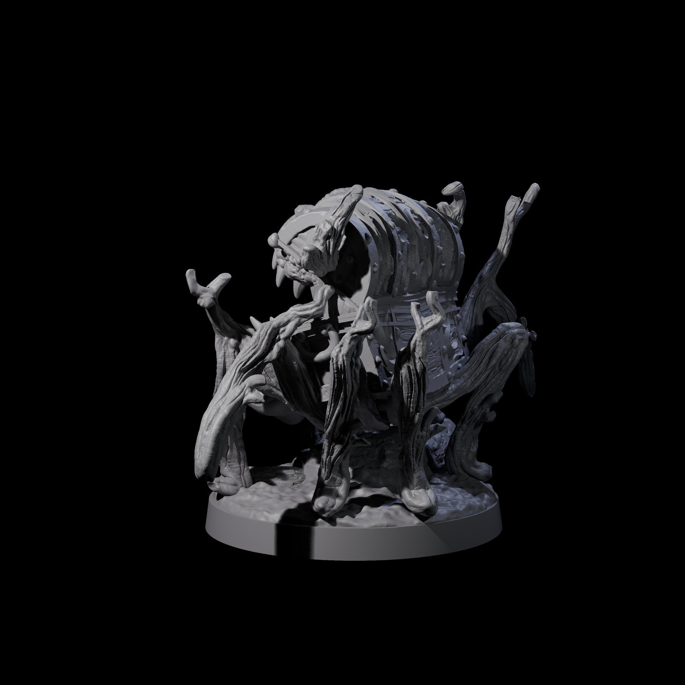 Skittering Chest Mimic Miniature for Dungeons and Dragons, Pathfinder or other TTRPGs