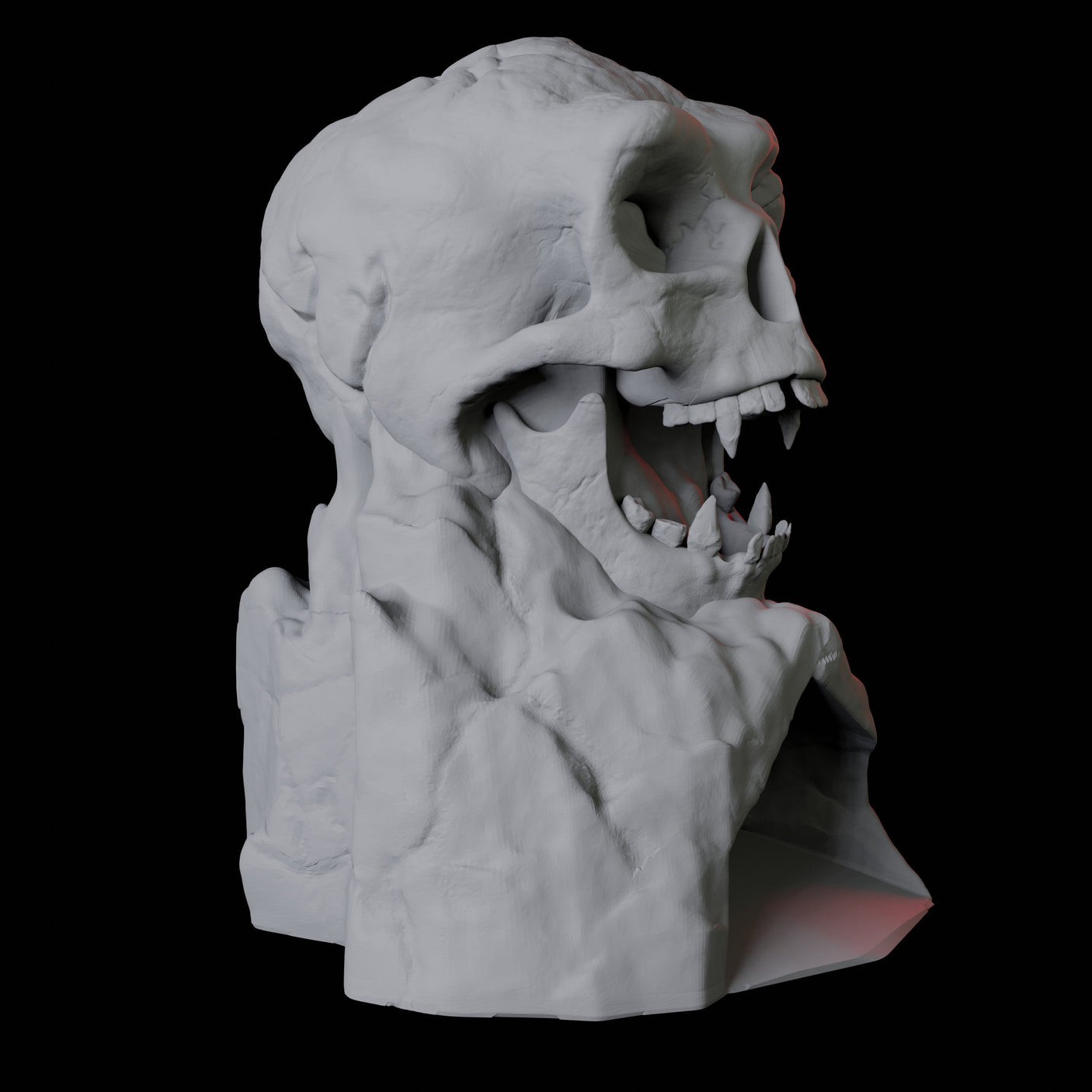 Skull Mountain Dice Tower Miniature for Dungeons and Dragons, Pathfinder or other TTRPGs