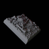 Skull and Bones Base Pack - 20mm Square Miniature for Dungeons and Dragons, Pathfinder or other TTRPGs
